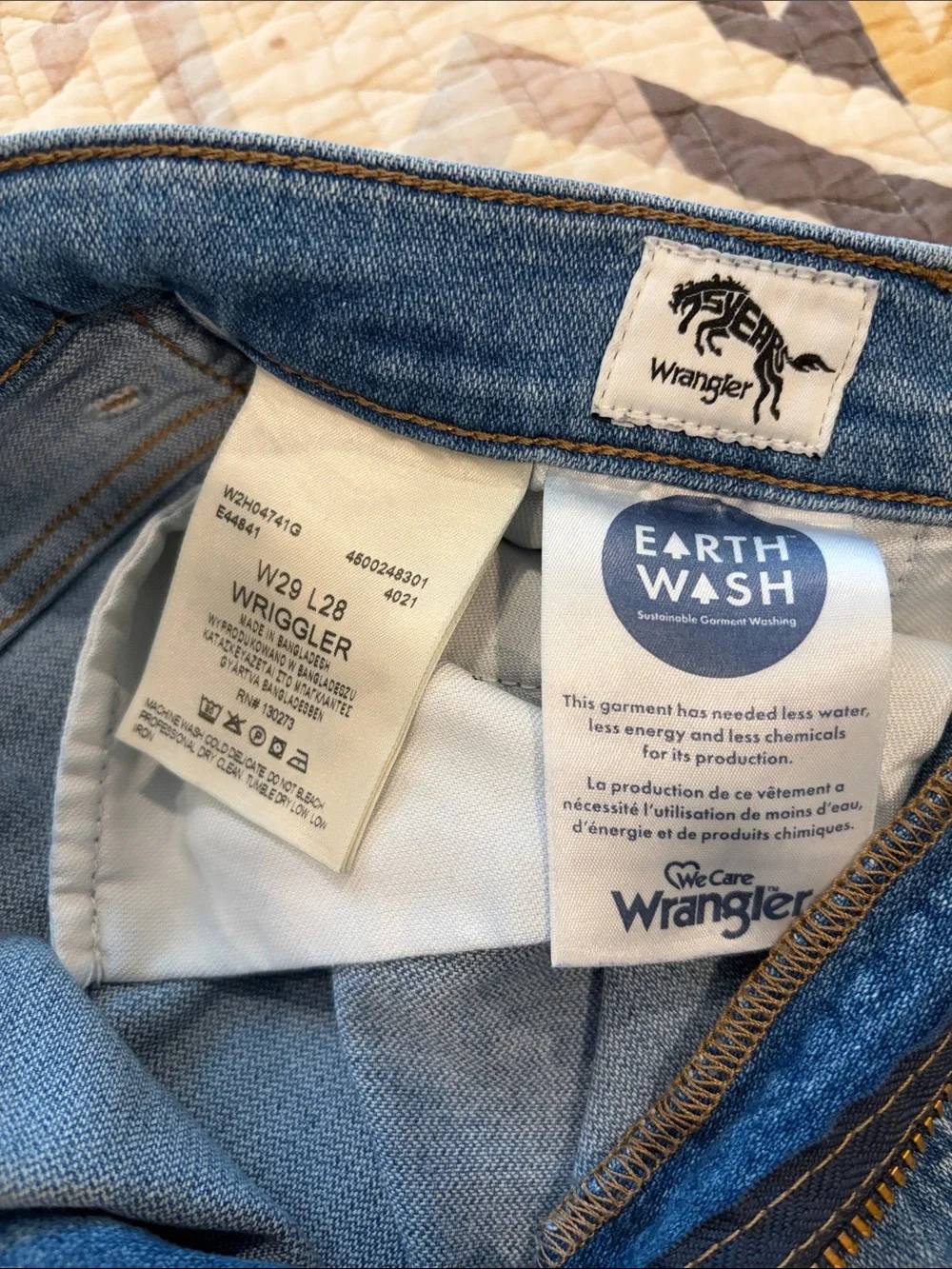 Wrangler Women's High-Rise Medium Blue Denim skinny Jeans